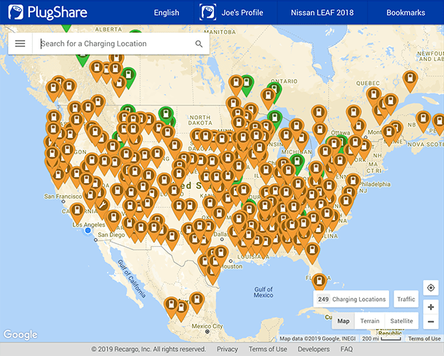 Dc Fast Charging Station Map - London Top Attractions Map